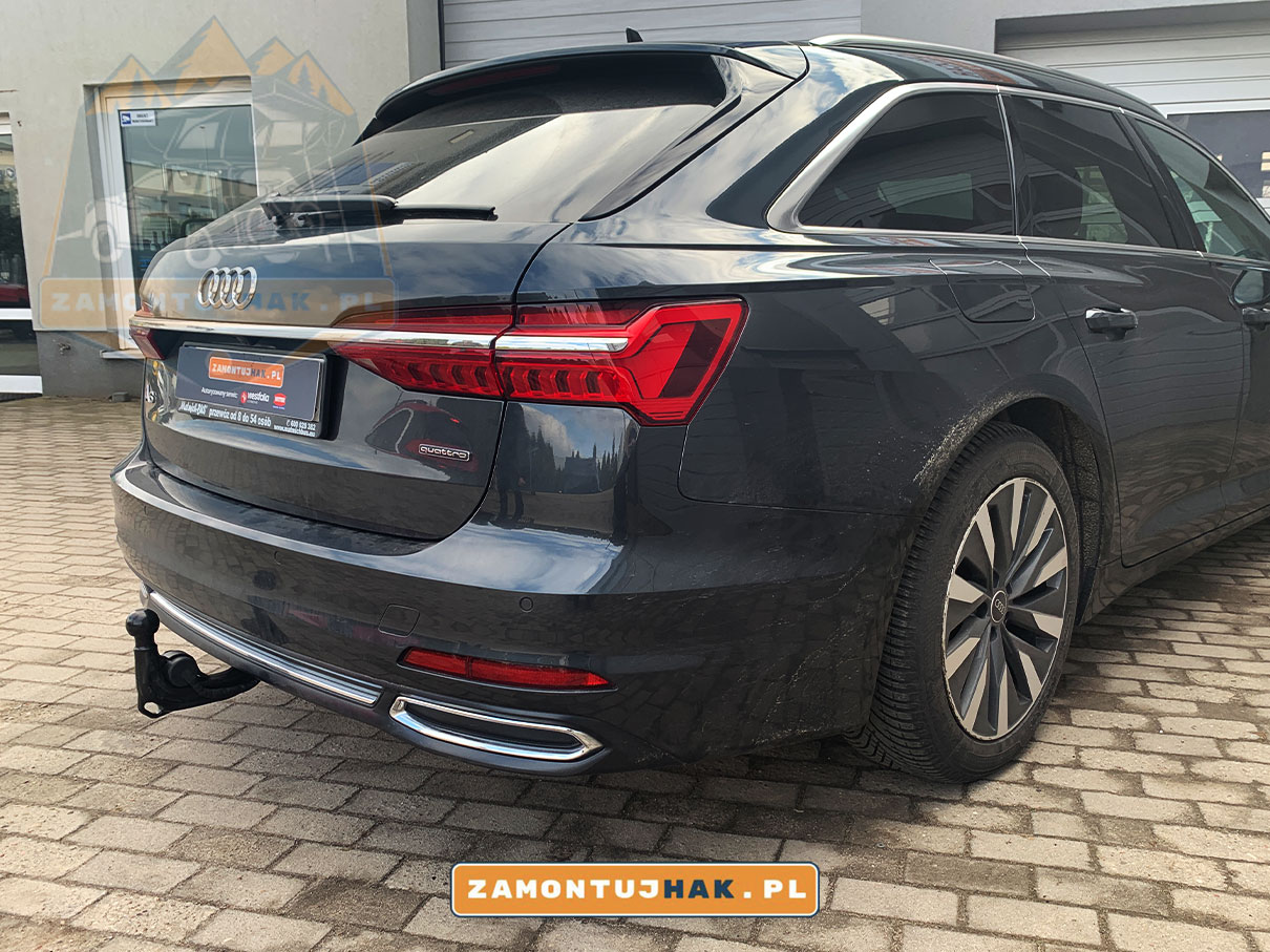 montaż haka elektrycznego audi A6